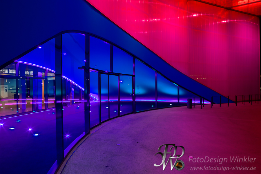 Dornier Museum bei Nacht