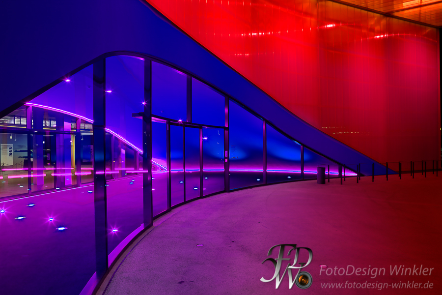 Dornier Museum bei Nacht