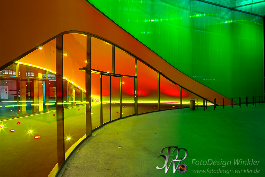 Dornier Museum bei Nacht