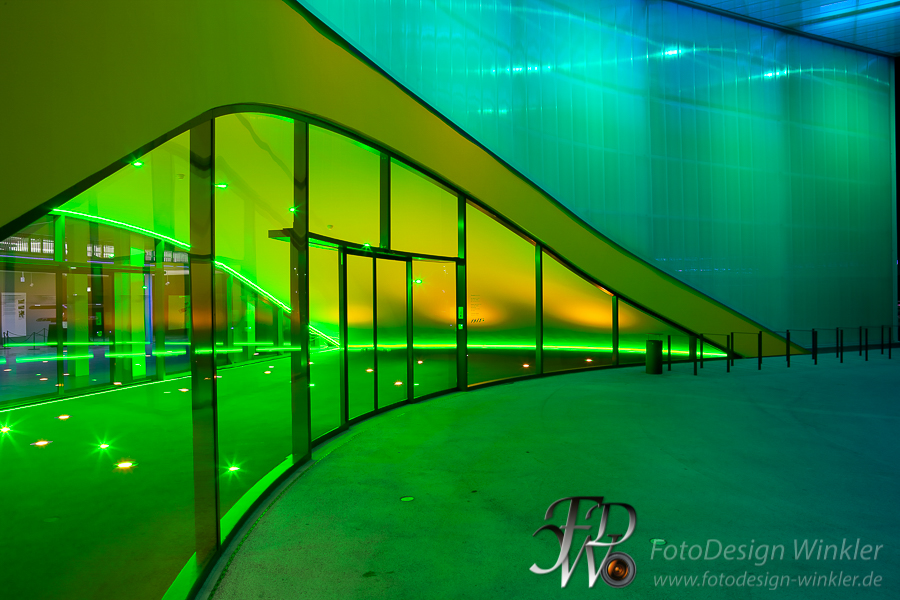 Dornier Museum bei Nacht
