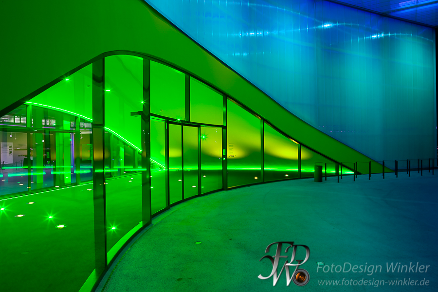 Dornier Museum bei Nacht