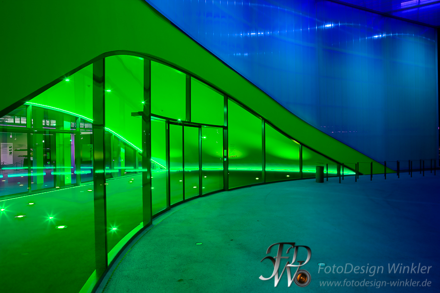 Dornier Museum bei Nacht