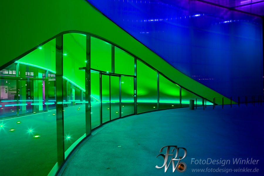 Dornier Museum bei Nacht