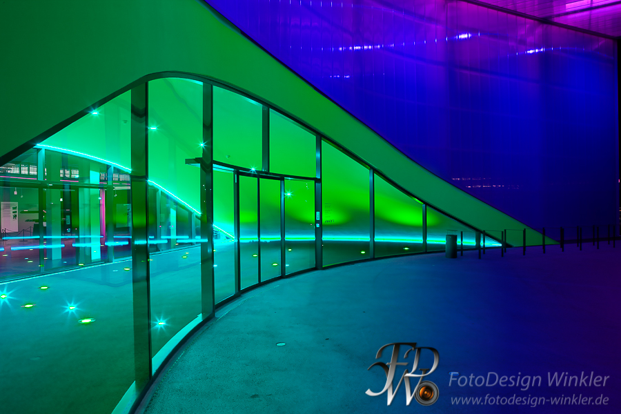Dornier Museum bei Nacht