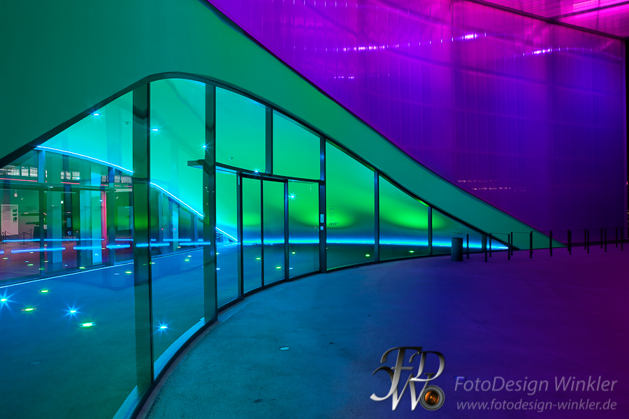 Dornier Museum bei Nacht