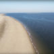 Drohnenaufnahmen am Strand von Renesse