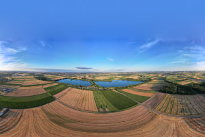 Laupheimer Badesee – 360 Grad Panorama – aufgenommen mit DJI Mini 3 Pro