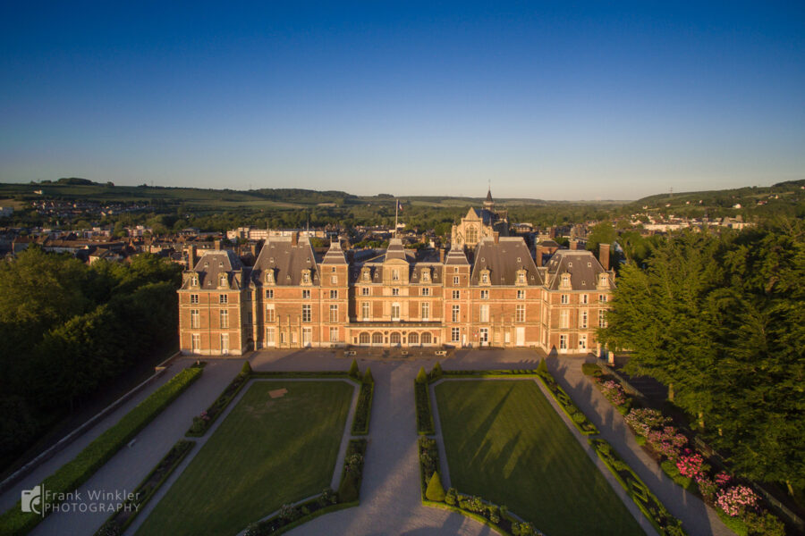 Château d’Eu – Le Treport – Luftbildvideo
